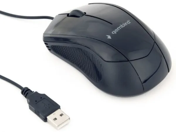 GEMBIRD MUS-3B-02 ** Gembird Opticki mis 1000Dpi 3-button black 105mm USB (221) Slika 2