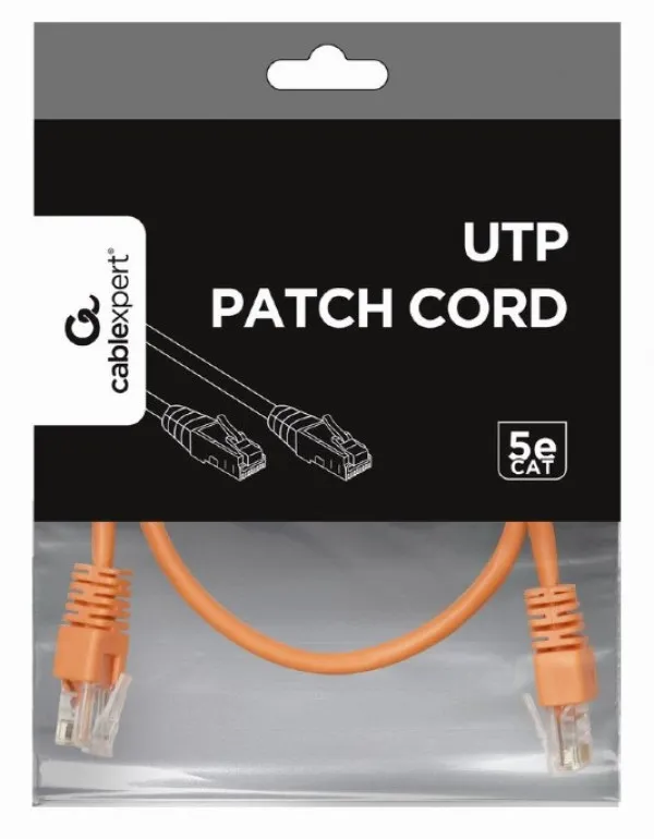 GEMBIRD PP12-0.25M/O Gembird Mrezni kabl, CAT5e UTP Patch cord 0.25m orange Slika 3