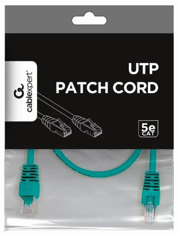 GEMBIRD PP12-0.5M/G Gembird Mrezni kabl, CAT5e UTP Patch cord 0.5m green Slika 4