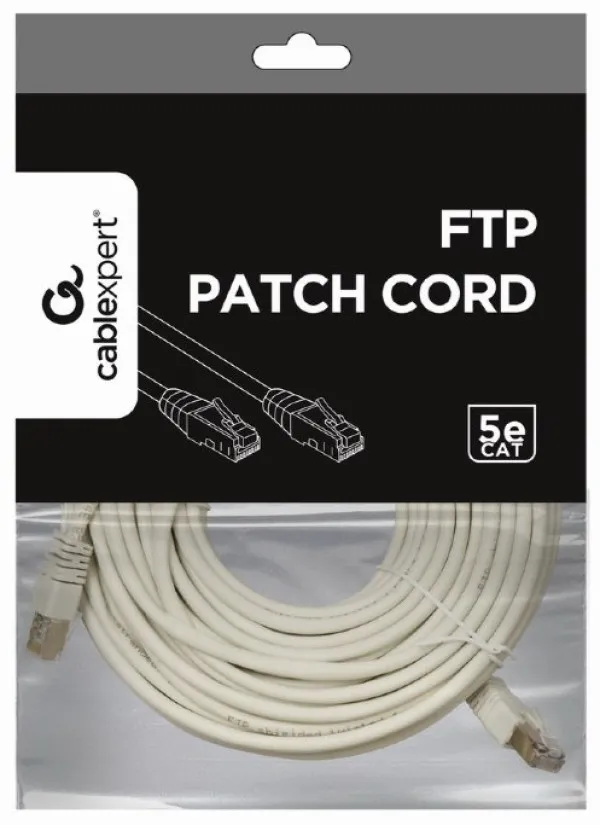 GEMBIRD PP22-20M Gembird Mrezni kabl FTP Cat5e Patch cord, 20m grey Slika 4