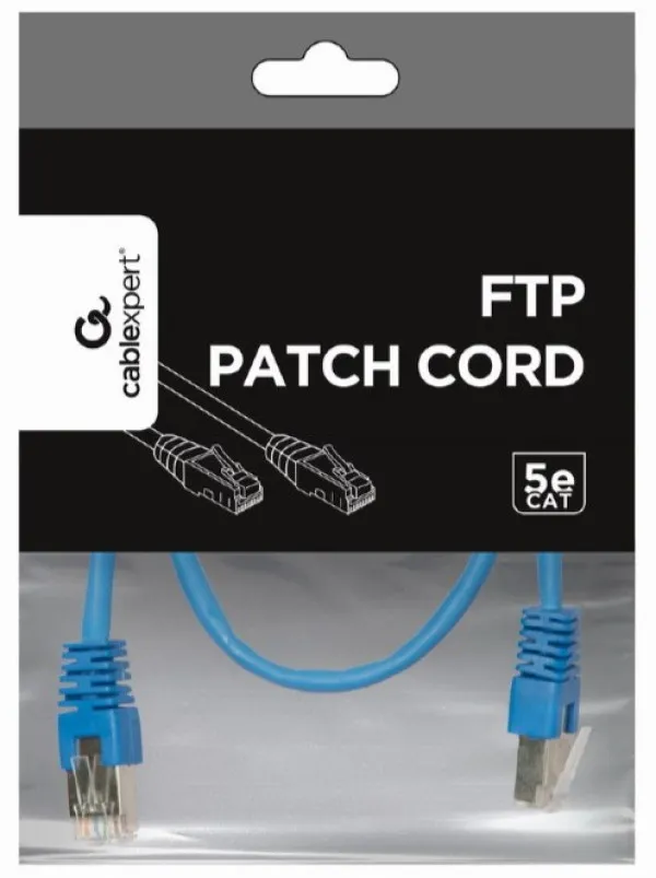 PP22-0.5M/B * Gembird Mrezni kabl FTP Cat5e Patch cord, 0.5m blue Slika 4