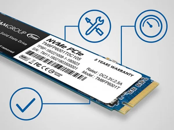 TEAM GROUP TeamGroup M.2 2280 256GB MP33 SSD PCIe Gen3 x4, NVM Express, 1600/1000MB/s TM8FP6256G0C101 Slika 3