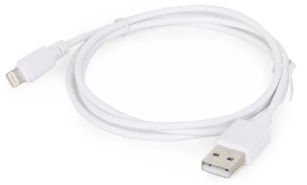 GEMBIRD CC-USB2-AMLM-2M-W Gembird USB 2.0 A-plug to 8-pin usb Apple iphone cable 2M White Slika 2