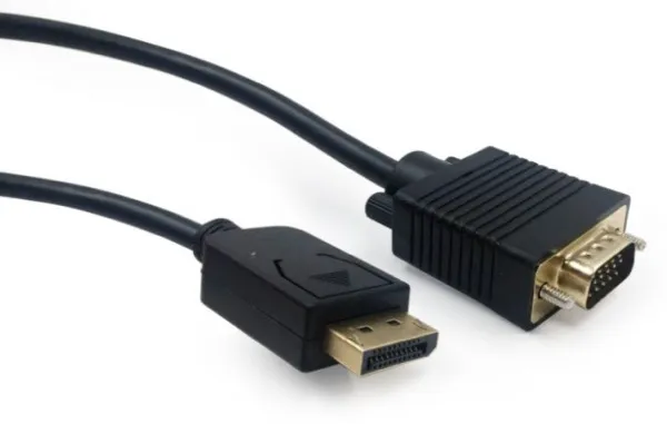 GEMBIRD CCP-DPM-VGAM-6 Gembird DisplayPort to VGA adapter cable, black, 1.8 m Slika 4