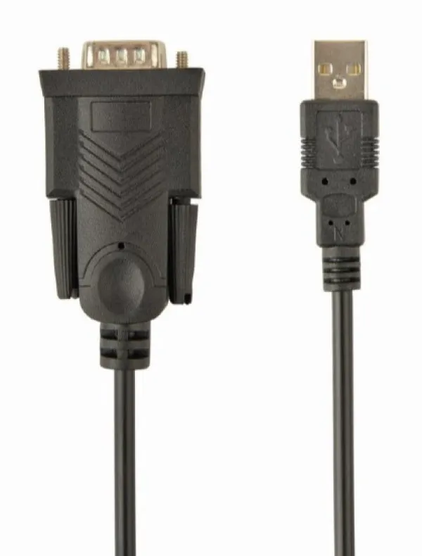 UAS-DB9M-02 Gembird USB to DB9M serial port converter kabl black 1.5m Slika 3