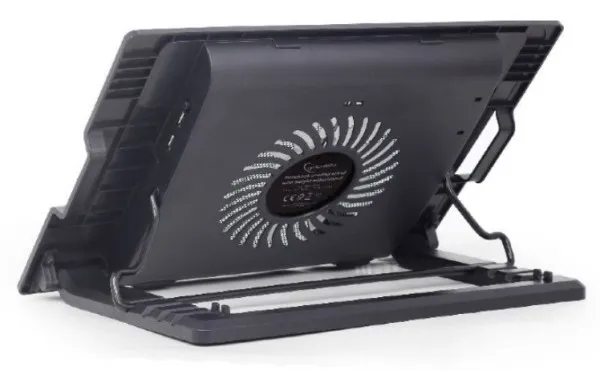 GEMBIRD NBS-1F17T-01 Gembird hladnjak za laptop, 17inc 150mm Fan, USB, 370x265mm, Ergo Stand A Slika 2