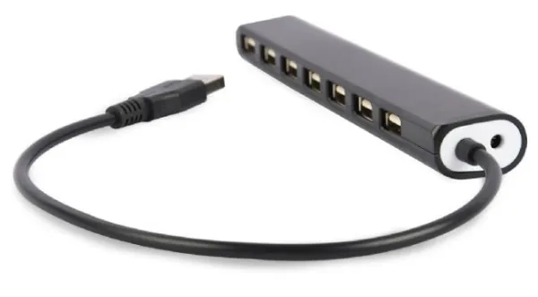 GEMBIRD UHB-U2P7-04 Gembird USB 2.0 7-port hub, black A Slika 2