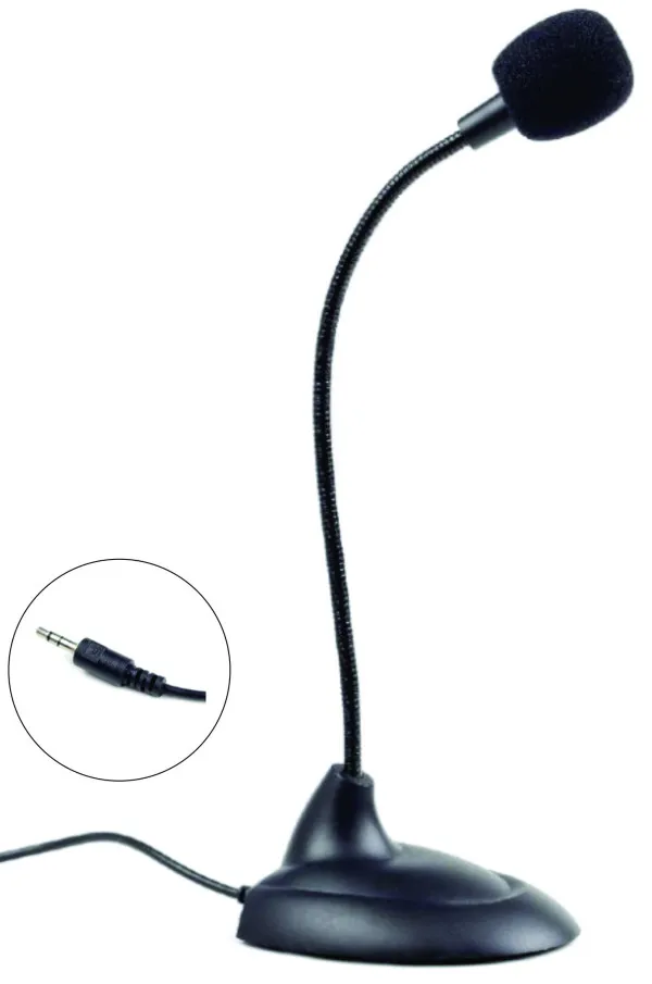 GEMBIRD MIC-205 * Gembird Desktop mikrofon, savitljivo telo, black, 3.5mm sa prekidacem (249) Slika 4