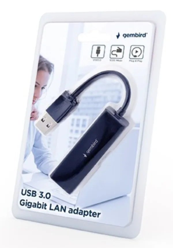GEMBIRD NIC-U3-02 Gembird USB 3.0 to Fast Ethernet LAN adapter 10/100/1000 ( mrezna kartica) A Slika 2