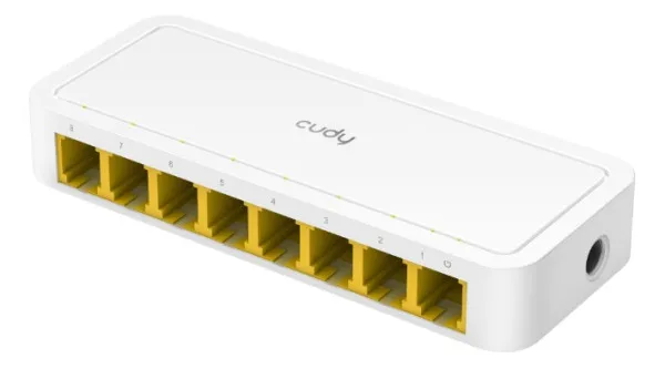 CUDY Cudy FS108D LAN 8-Port 10/100 Switch auto-negotiation RJ45 ports Slika 2