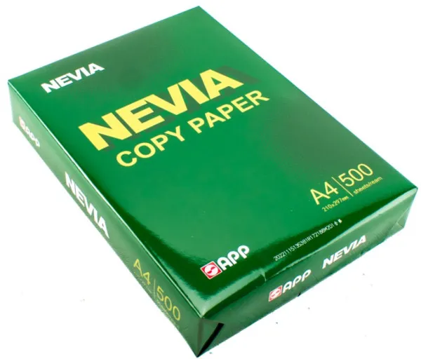 Papir Fotokopir NEVIA A4/70g m2/500 Lista za laser, inkjet i fotokopir masine Ris papira Slika 1