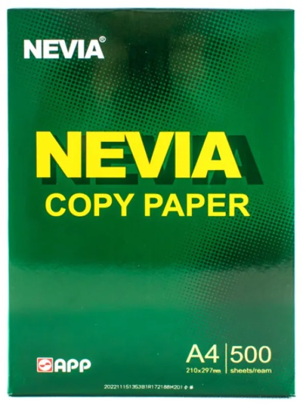 Papir Fotokopir NEVIA A4/70g m2/500 Lista za laser, inkjet i fotokopir masine Ris papira Slika 4