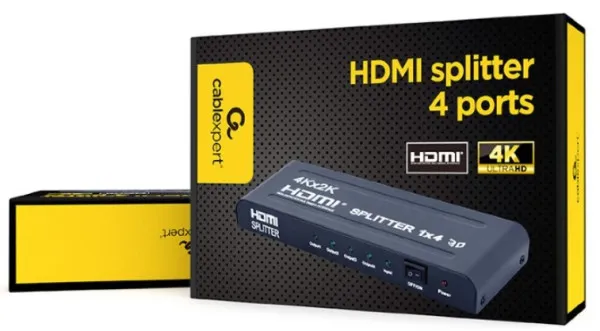 GEMBIRD DSP-4PH4-02 Gembird HDMI spliter aktivni 1 na 4 port-a Slika 4