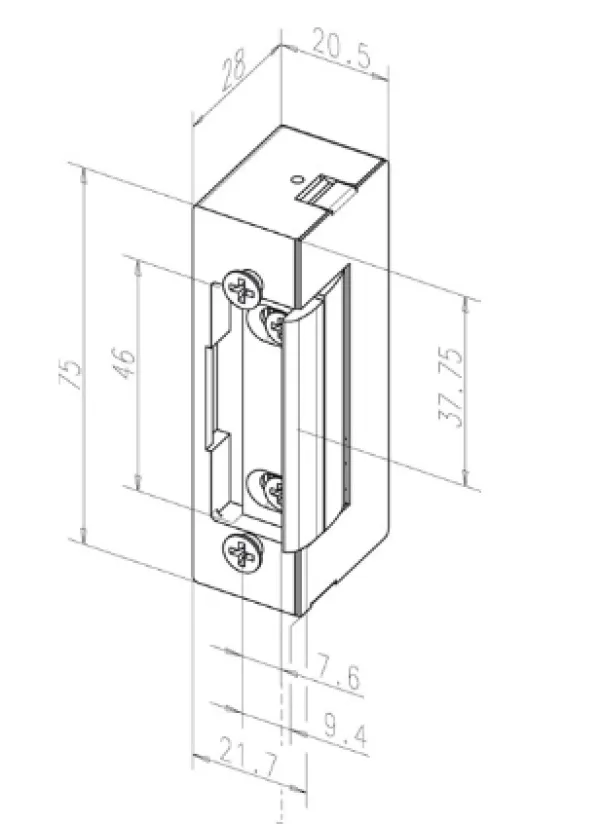 Elektricni prihvatnik EFFEFF E7-R39.8-16V AC/DC BASIC B.C 2968 Slika 2