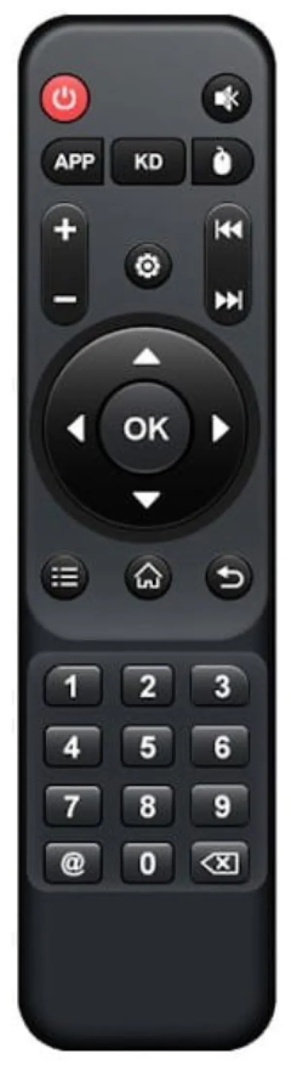 GEMBIRD GMB-X96 DALJINSKI X4 za X96 X4, MAX+, AIR, X98Q  Android TV Box, remote controller Slika 4