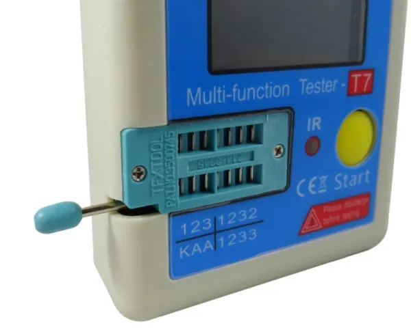 Tester elektronskih komponenti LCR-T7 za diode, duple diode, otpornike, kondenzatore, induktore.. Slika 3