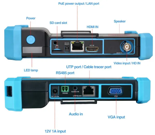 Tester za IP kamere IPC-5100C Plus 5inc IPS touch screen 1920x1080 Slika 2