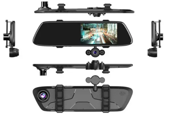 GEMBIRD SMART-DASH-CAR-EF-V9S Gembird Retrovizor sa 5in auto DVR video rekorder, kamera Full HD 1080P Slika 2