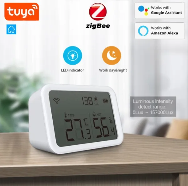 GEMBIRD ZIGBEE-SMART-TEMPERATURE-HS05 Gembird Alexa Smart Zigbee bezicni senzor temperature i vlaznosti Slika 4