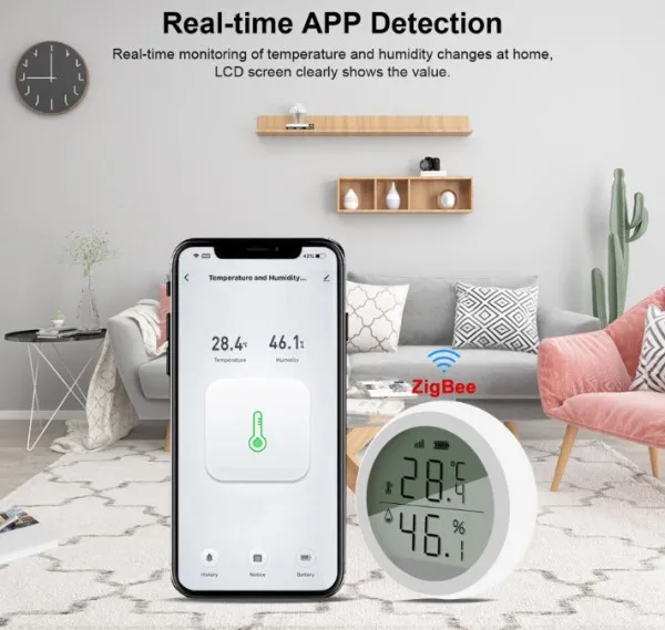 GEMBIRD ZIGBEE-SMART-TEMPERATURE-RSH-HS03 Gembird Zigbee pametni senzor temperature i vlaznosti Slika 3