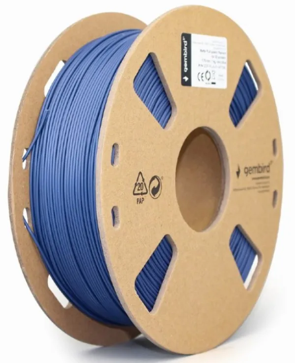 GEMBIRD 3DP-PLA-01-MTNB Mat PLA Filament za 3D stampac 1.75mm, kotur 1KG, Navy Blue Slika 2