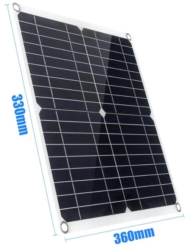 GEMBIRD SOL-PANEL20W RV Solarni panel USB spoljni, vodootporni, 20W, 330x360x3mm Slika 2