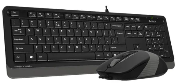 A4 TECH A4-F1010 A4Tech Fstyler tastatura US-LAYOUT + mis USB, Grey Slika 3