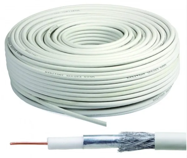 GEMBIRD KABL-COAX-RG6/100 white (X553) koaksialni kabl RG6 bez konektora, conductivity 18%,6.5mm,100m