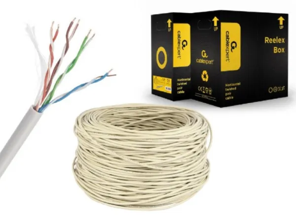 UPC-5004E-SOL * Gembird, UTP cat.5E Indoor solid PREMIUM CCA kotur pun presek, 305m (2899) Slika 2