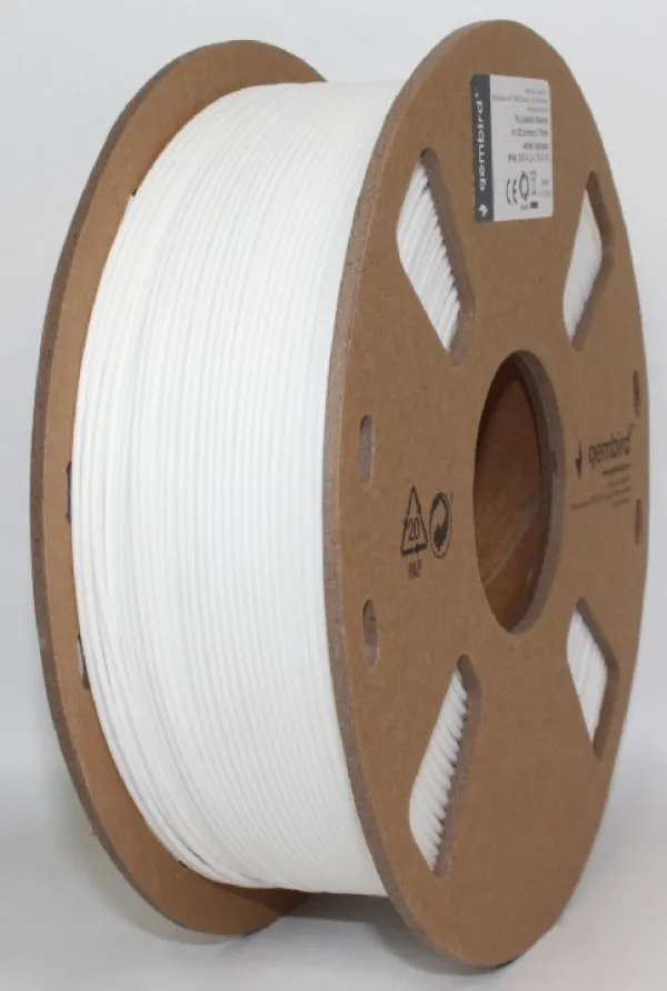 GEMBIRD 3DP-PLA1.75-01-W PLA Filament za 3D stampac 1.75mm, kotur 1KG WHITE Slika 3