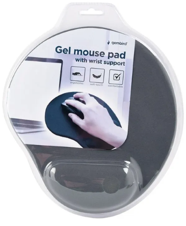 MP-GEL-GR Gembird podloga za misa sa gelom 260x220mm Grey Slika 4