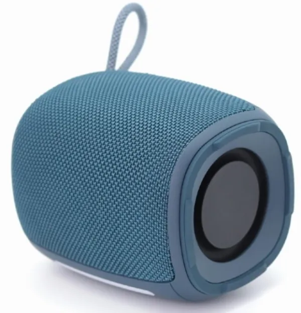 GEMBIRD SPK-BT-LED-03-B Gembird Portable RGB LED Bluetooth speaker 5W, BT, FM, TF, USB, Handsfree, blue - Image 1