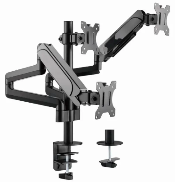 GEMBIRD MA-DA3-01 Gembird Podesivi stoni drzac za monitor sa tri ruke, tilt, 17-27 max.7kg Slika 2