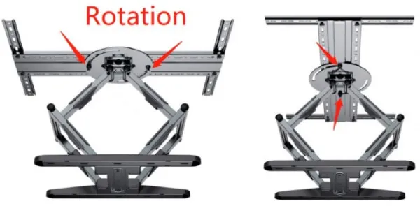GEMBIRD WM-80STR-01 Gembird TV nosac rotate/tilt VESA max. 60x40cm 40-80 max.50kg Slika 1