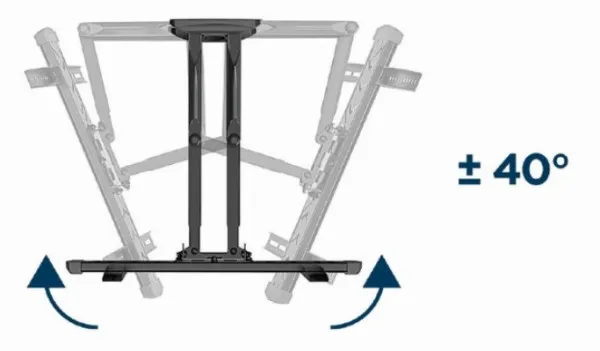 GEMBIRD WM-58ST-01 Gembird rotate/tilt VESA max. 40x40cm 32-58 max.36kg - Image 9