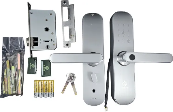 GEMBIRD ZIGBEE-SMART-LOCK-WD002 Gembird Zigbee Wifi brava sa otiskom prsta za vrata, daljinska kartica- Slika 3