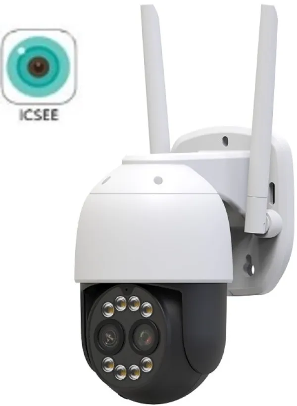 GEMBIRD CAM-IP4MP-EP19-8X GMB kamera 4 mpix microSD iCSee xmeye pro app 2way voice PTZ ip66, 2.8mm-12mm Zoom Slika 1