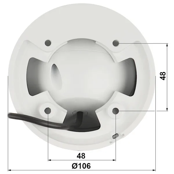 Dahua HAC-HDW1200T-IL-A-0280B-S6 2MP Eyeball kamera sa hibridnim iluminatorima Slika 1