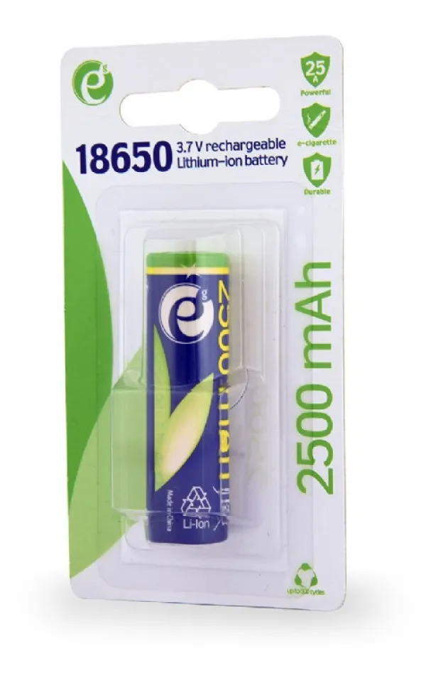 GEMBIRD EG-BA-18650-10C/2500 ENERGENIE Lithium-ion 18650 battery (10C), 2500 mAh - Image 2