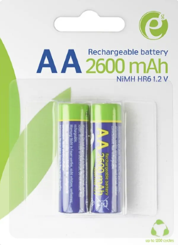 GEMBIRD EG-BA-AA26-01 ENERGENIE 2600mAh AA, PAK2 CK, PUNJIVE NiMH baterije (rechargeable) Slika 2