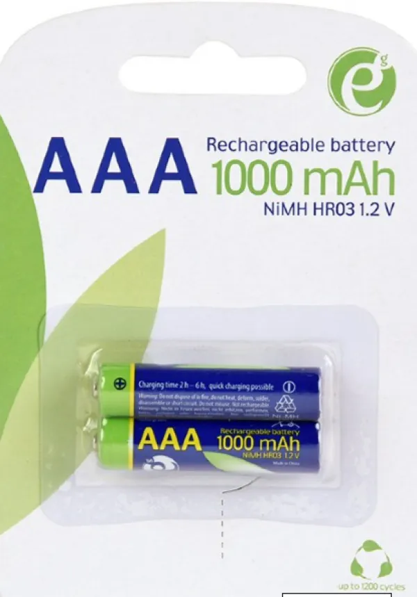 GEMBIRD EG-BA-AAA10-01 ENERGENIE 1000mAh AAA, PAK2 CK, PUNJIVE NiM baterije (rechargeable)- Slika 3