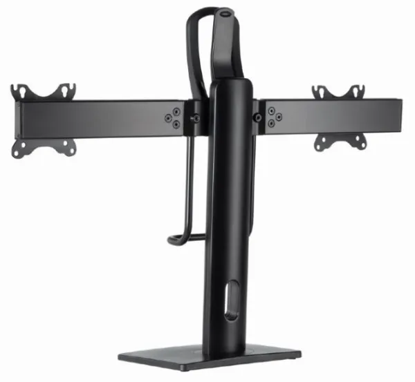 MS-D2-01 Gembird Podesivi stoni drzac za dva monitor, tilt, 17-27 max.2x6kg Slika 2