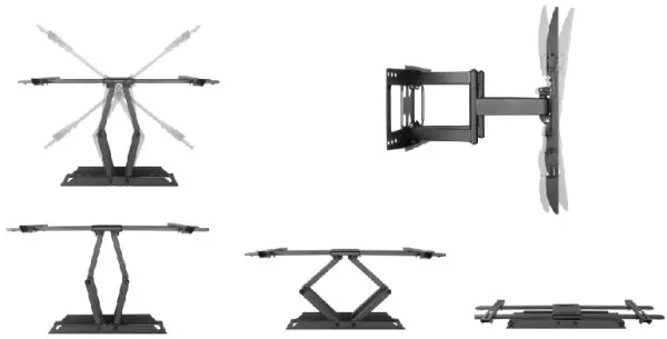 GEMBIRD WM-80ST-02 Gembird TV nosac okretanje/tilt 37-80 VESA max.60x40cm, max 60kg, drzac - Image 9