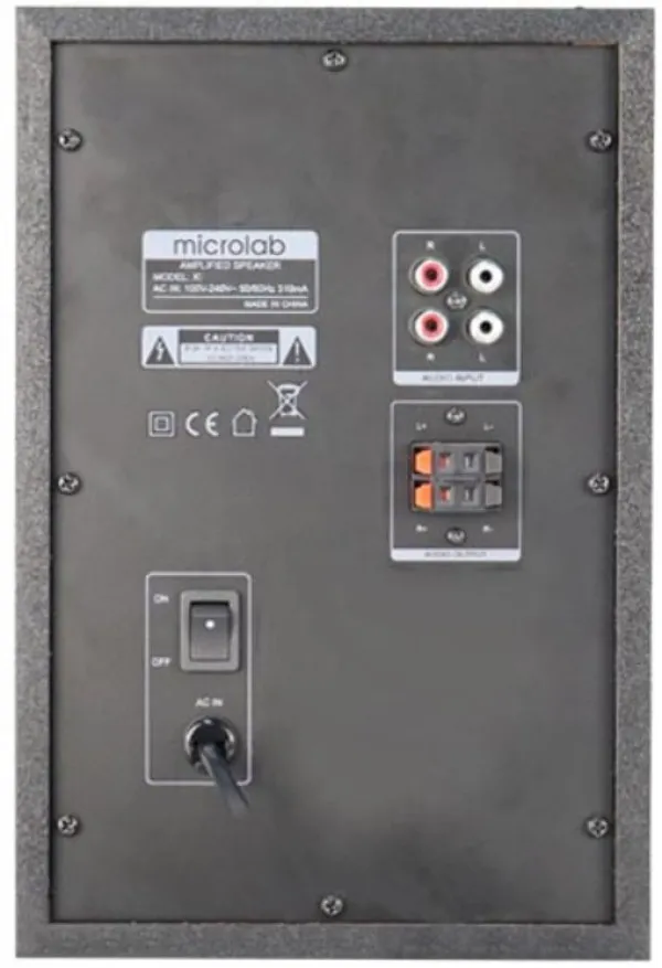 MICROLAB Microlab X3BT Aktivni drveni zvucnici 2.1 sistem 98W RMS, 3,5mm, Bluetooth Slika 2
