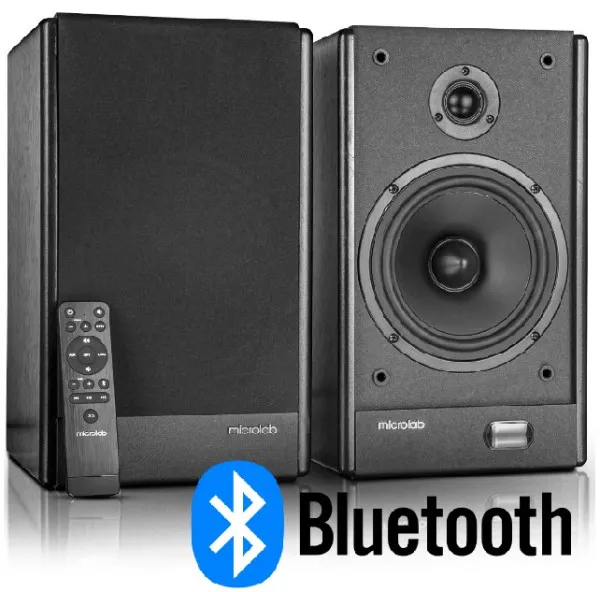 Microlab SOLO26 Aktivni drveni zvucnici 2.0 130W RMS(2x65W) 6.5+1, Bluetooth, Optical, Coaxial, 2RCA Slika 4
