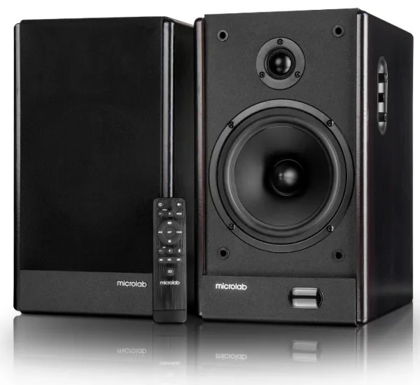 Microlab SOLO26 Aktivni drveni zvucnici 2.0 130W RMS(2x65W) 6.5+1, Bluetooth, Optical, Coaxial, 2RCA Slika 3