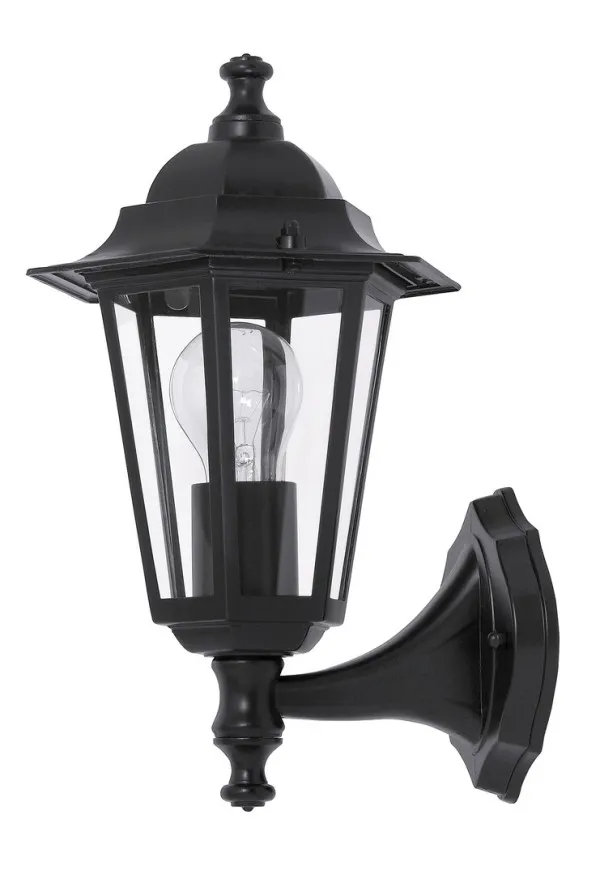 Spoljna zidna lampa Velence E27 60w crna IP43 (8204) Slika 3