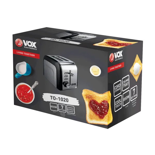 Toster VOX TO1020 850W Slika 1