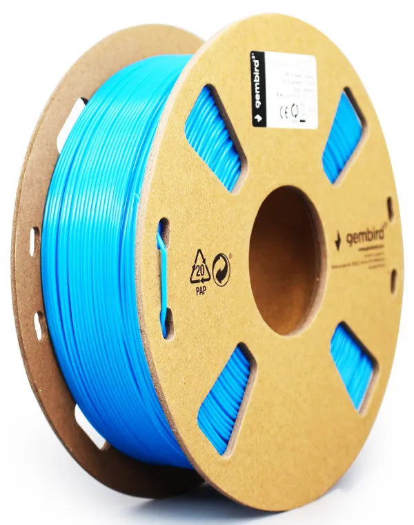 GEMBIRD 3DP-PETG1.75-01-B PETG Filament za 3D stampac 1.75mm, kotur 1KG Blue Slika 3