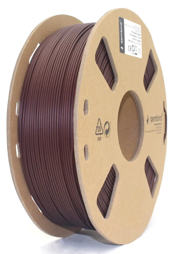 GEMBIRD 3DP-PLA1.75-01-BR PLA Filament za 3D stampac 1.75mm, kotur 1KG, Brown Slika 4